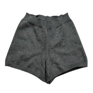 Guizio Calesia Knit Shorts in Heather Grey